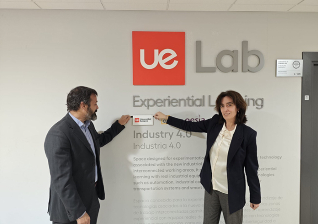 Foto Bossard Spain, socio industrial del Laboratorio Industria 4.0 de la Universidad Europea de Madrid.