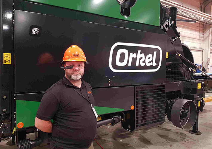 Foto El fabricante noruego de maquinaria pesada agrícola Orkel crece con los dispositivos de realidad asistida RealWear.