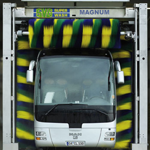 Imagen  PUENTES DE LAVADO • Christ MAGNUM DURA, de acero inoxidable, para vehículos industriales y autobuses.
