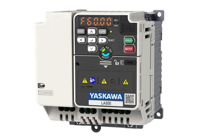 Foto Nuevo variador de velocidad Yaskawa LA500 para aplicaciones de elevación.