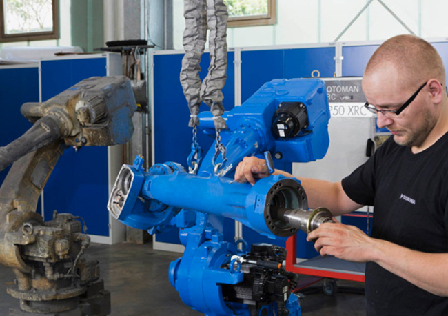 Foto La sostenibilidad en los robots industriales
