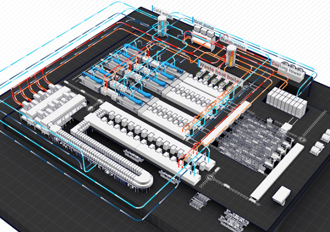 Foto EcoQPower de Dürr eleva la eficiencia energética de la planta de pintura a un nuevo nivel.