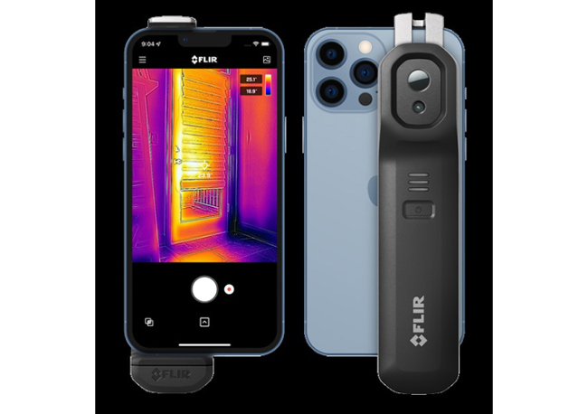 Foto Teledyne FLIR presenta la cámara térmica-visible dual FLIR ONE Edge para dispositivos móviles.