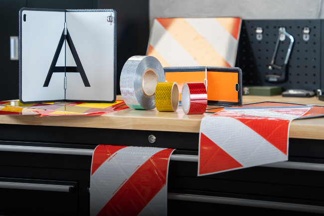 Foto Etiquetas de advertencia DT Spare Parts presentadas por los Parts Specialists.