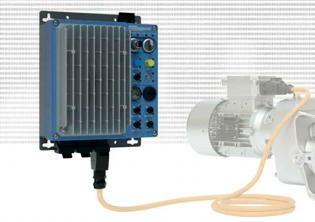 Foto Convertidores de frecuencia NORDAC con AS-Interface integrado ideales para actualización y sustitución. Soluciones de NORD DRIVESYSTEMS para integrar tecnología "enchufar y usar" (plug-and-play).