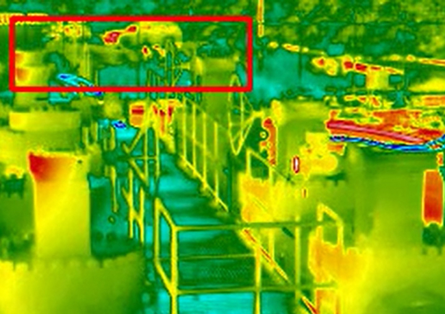 Foto Detección y supervisión de fugas de gas metano en instalaciones de regulación de presión de GNL utilizando cámaras OGI Flir e IA.