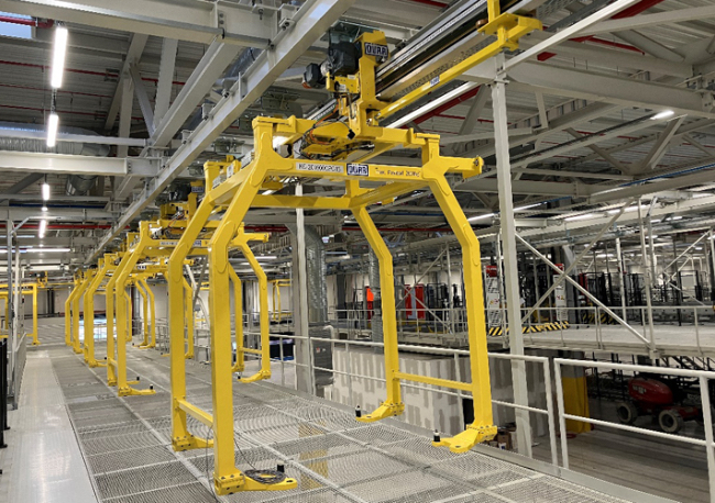 Foto Dürr equipa una nueva planta de coches eléctricos con tecnología de montaje final de última generación.
