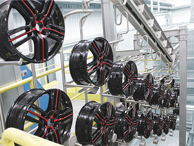 Foto Dürr implementa las nuevas líneas de pintado de llantas de aluminio para Ronal Group