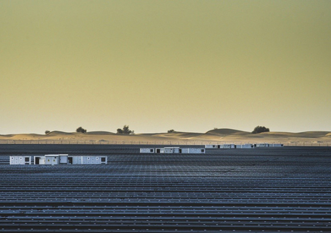 Foto La española Microsegur, en la planta solar más grande de África.