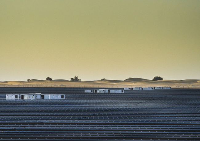 Foto La española Microsegur, en la planta solar más grande de África.
