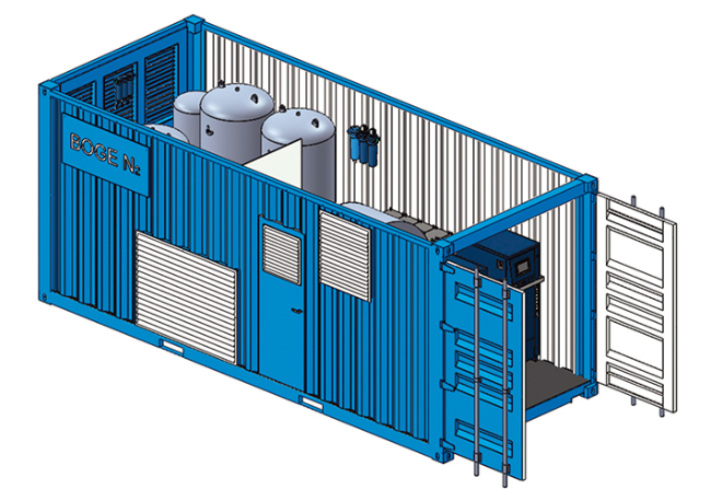 Foto Nuevos sistemas contenerizados de generación de aire comprimido o gases especiales.