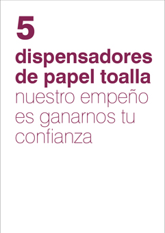 Dispensadores de papel toalla