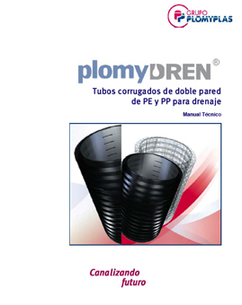 Grupo Plomyplas • Tubería corrugada de doble pared de PE y PP para drenaje
