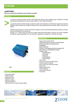 Inversores PV Off-grid JUPITER