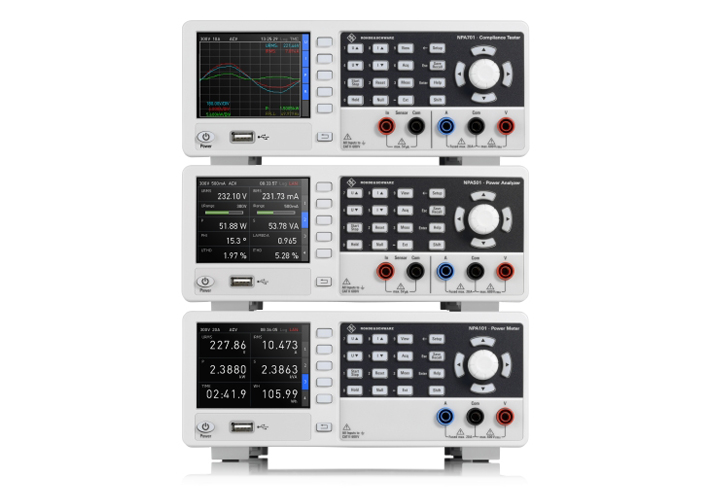 foto Rohde & Schwarz presenta la nueva familia de analizadores de potencia compactos R&S NPA para todos los requisitos de medidas de potencia.