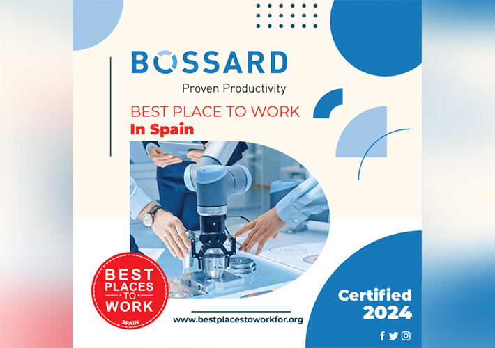 Foto Bossard Spain obtiene la certificación internacional ‘Best Place To Work 2024’.