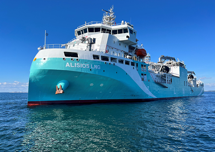 foto Axpo realiza su primera operación de suministro de GNL a un buque en el puerto de Valencia.