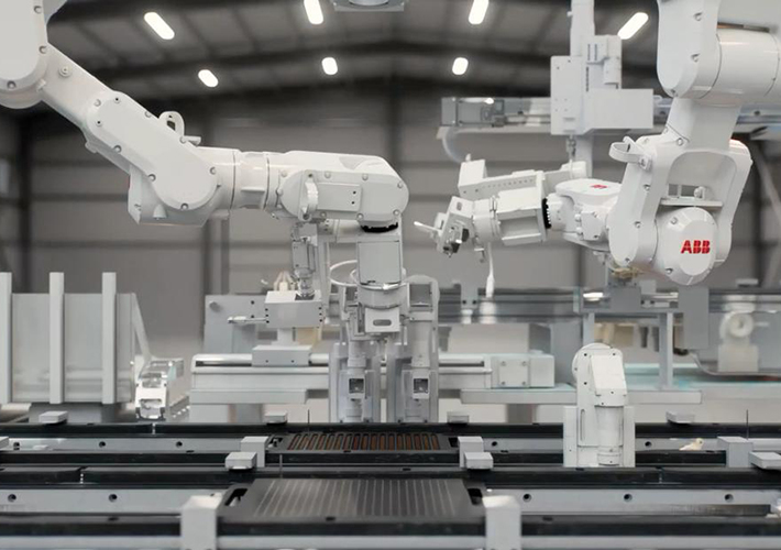 foto ABB Robotics se asocia con NVIDIA para ofrecer IA física de grado industrial a gran escala.