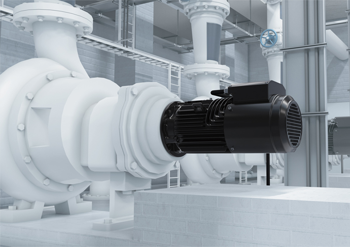 foto ABB unifica motor y convertidor en una plataforma plug-and-play simplificada.