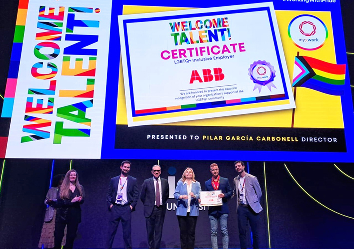 Foto El Grupo ABB recibe la certificación Inclusive LGBTQ+ Employer por su compromiso con la igualdad y visibilidad del colectivo.