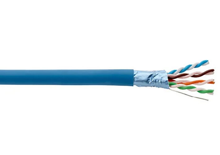 Foto Cable apantallado F/UTP Cat 6A con el menor diámetro exterior del mercado.