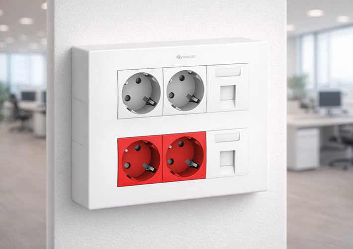 foto Caja de superficie para sistemas de cableado estructurado