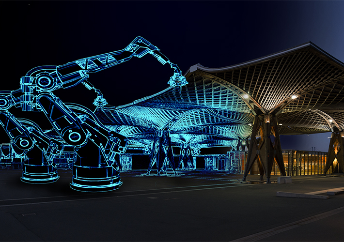 foto Robots móviles, IA industrial y gemelos virtuales: Dassault Systèmes construye la fábrica del futuro en Hannover Messe.