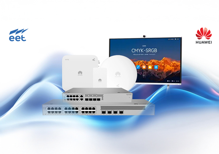 foto noticia EET amplía su oferta en conectividad con las soluciones profesionales Huawei eKit e IdeaHub, para entornos empresariales y educativos.