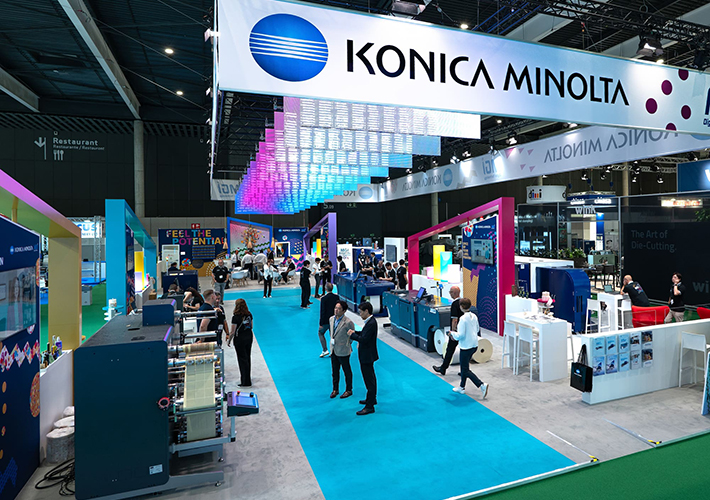 foto Konica Minolta presenta el prototipo AccurioLabel de próxima generación en Labelexpo 2025.
