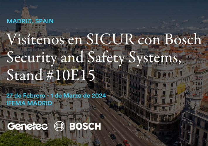 Foto Genetec presentará en Sicur 2024 sus últimas innovaciones en seguridad unificada.