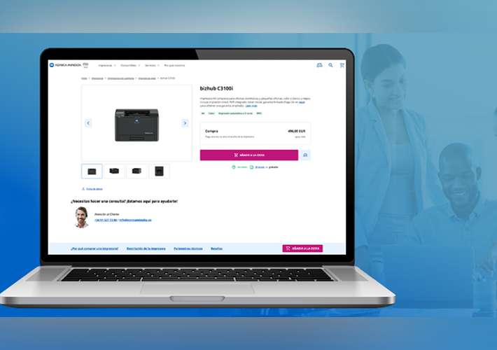 foto Konica Minolta lanza su tienda online en España.
