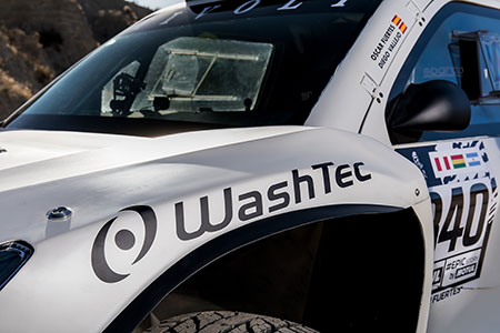 foto noticia WashTec Sponsor Oficial del Equipo Ssangyong
en el rallye más duro del mundo, el Dakar.
