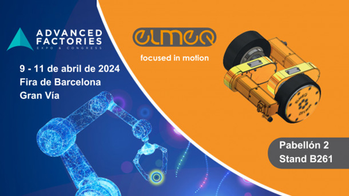 foto noticia Elmeq presentará en Advanced Factories MARS, su nuevo servicio para acelerar los proyectos de AGV y AMR.