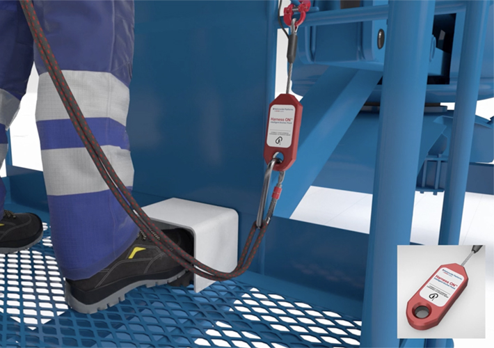 foto LoxamHune sube un nivel en seguridad con el sistema HARNESS ON para trabajos con plataformas elevadoras.
