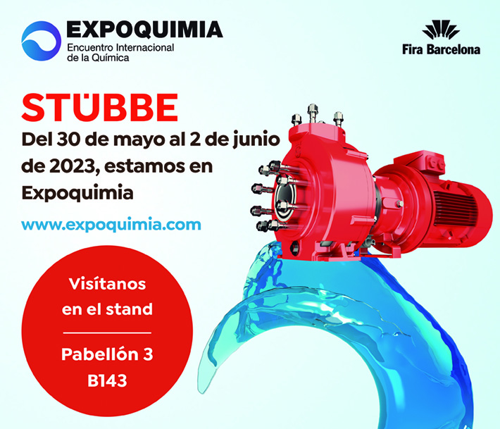 foto noticia STÜBBE ESTARÁ PRESENTE EN EXPOQUIMIA 2023