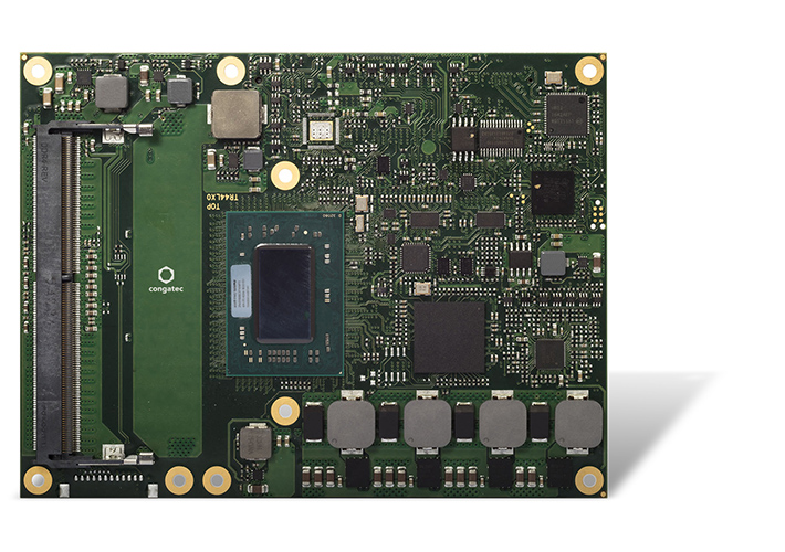 foto noticia Módulo congatec COM Express con procesadores AMD Ryzen Embedded R1000.
