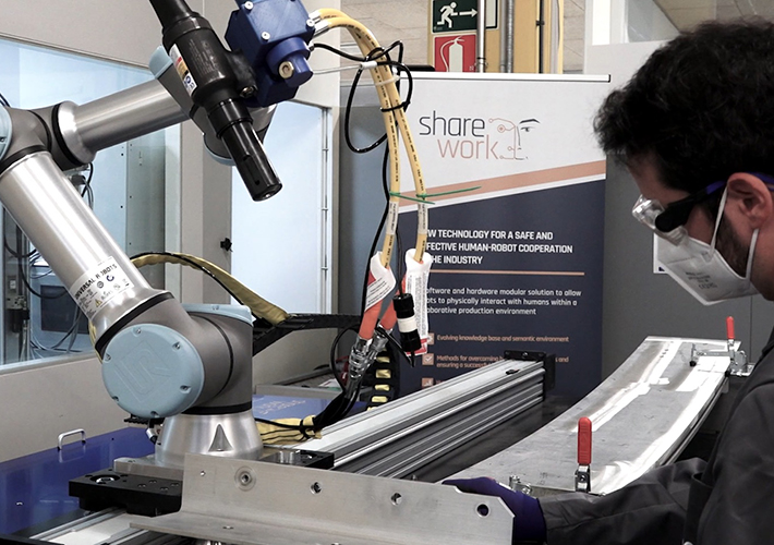 foto 28 de abril: Día Mundial de la Seguridad y Salud en el Trabajo
Un sistema inteligente permitirá la colaboración segura y ergonómica en los trabajos con robots.