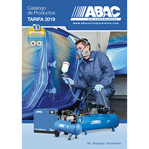 Foto ABAC, fabricante y especialista en aire comprimido, lanza su nueva Tarifa-Catalogo 2019.