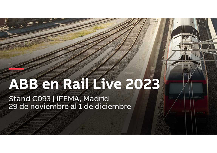 foto ABB responde a los retos de la movilidad sostenible en Rail Live 2023.