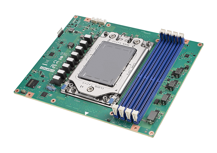 foto noticia Advantech presenta el primer módulo COM-HPC en el mundo con procesadores para servidores AMD EPYCTM Embedded 7003 de muy alta potencia Hasta 64 núcleos para diseños de servidores distribuidos robustos.