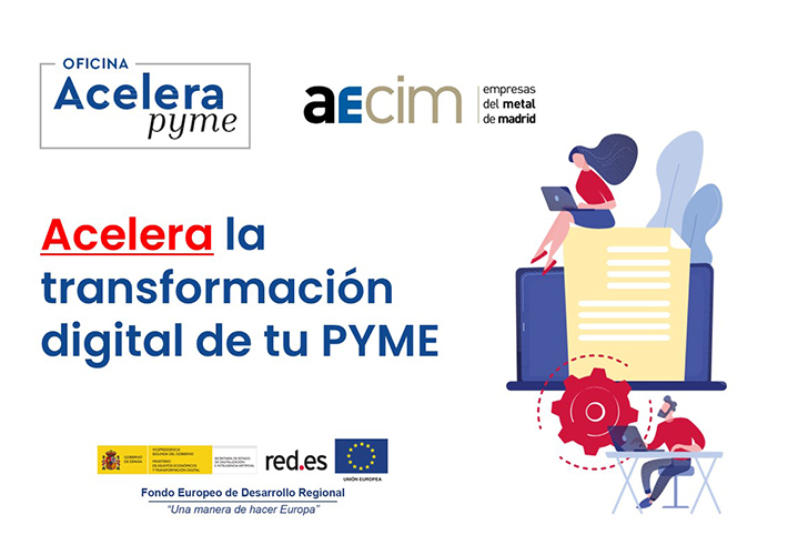 Foto AECIM revalida su condición de Oficina Acelera Pyme para ayudar a la digitalización de las pymes madrileñas.