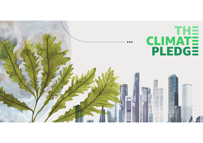 foto noticia Amazon anuncia 86 nuevos firmantes de The Climate Pledge, entre ellos tres empresas españolas: Mahou San Miguel, Primafrio y Glovo, que se comprometen a alcanzar las cero emisiones netas para 2040 o antes.