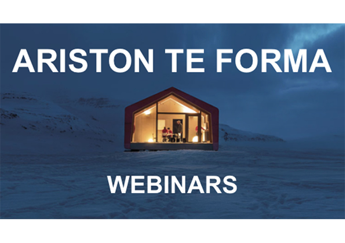 foto noticia Ariston pone en marcha cursos WEBINARS gratuitos para instaladores, arquitectos y distribuidores.