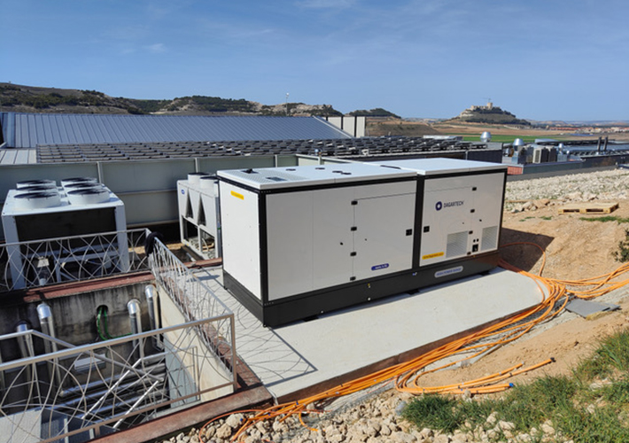 foto Dagartech completa con éxito la instalación de un grupo electrógeno de alta potencia en la bodega de Pago de Carraovejas.