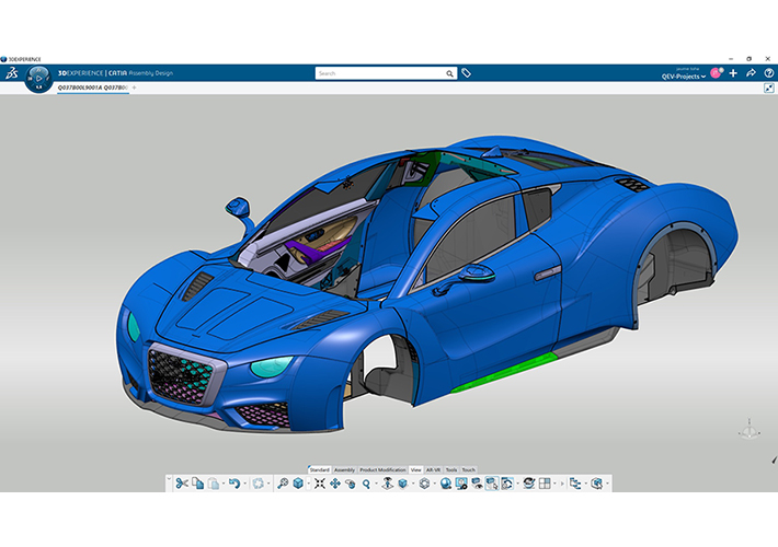 Foto QEV Technologies elige la Plataforma 3DEXPERIENCE de Dassault Systèmes en su carrera por ofrecer una movilidad eléctrica más limpia y sostenible.