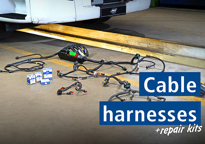 foto noticia Product Promotion: Chicotes de cabos + kits de reparo fabricados pela DT Spare Parts.