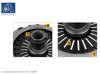 foto noticia Platô de embreagem, com rolamento. Product Portrait: 4.62804 