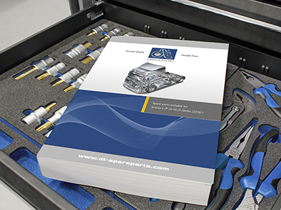 foto noticia DT Spare Parts lança catálogo de produtos adequados para Scania L/P/G/R/S. Ampla variedade de peças de reposição para caminhões se encontra disponível agora.