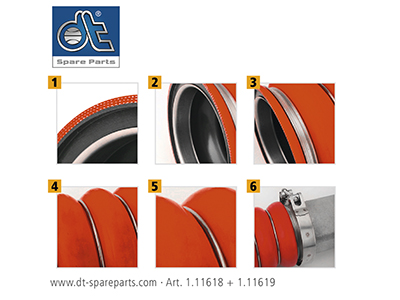 Foto Mangueira de intercooler - Product Portrait: 1.11618 + 1.11619