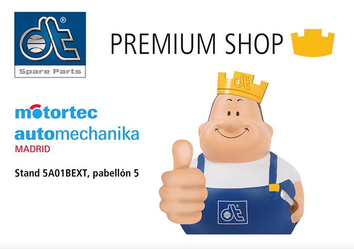 foto noticia La Premium Shop de DT Spare Parts se presentará en Motortec 2019.